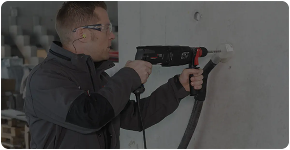 Installation af svær befæstelse