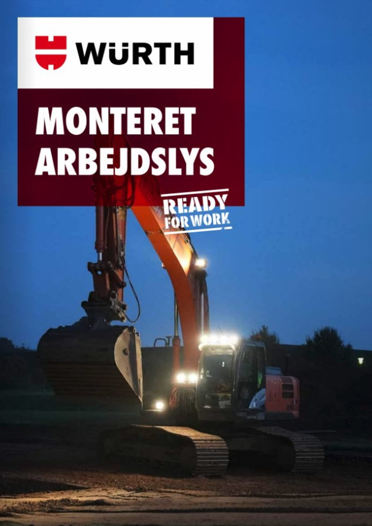 Monteret arbejdslys