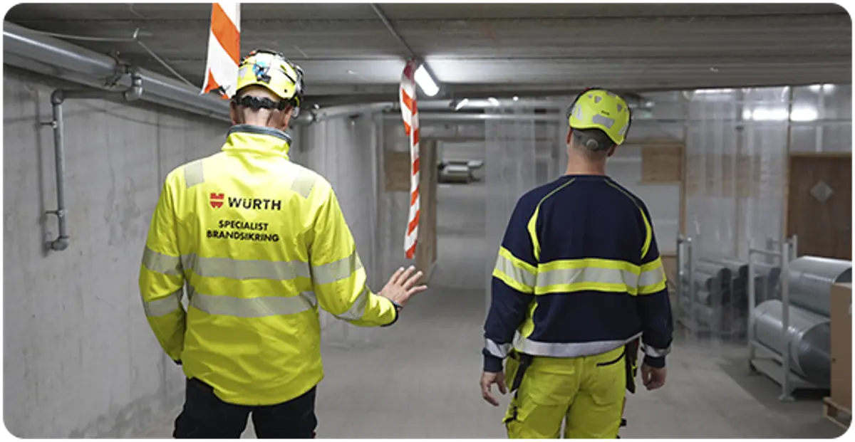 Passiv brandsikring af skakte