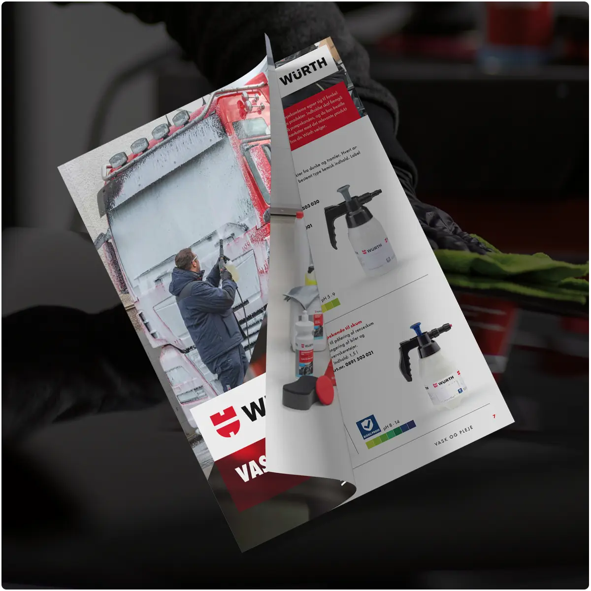 Se alt vores vask & pleje i vores katalog